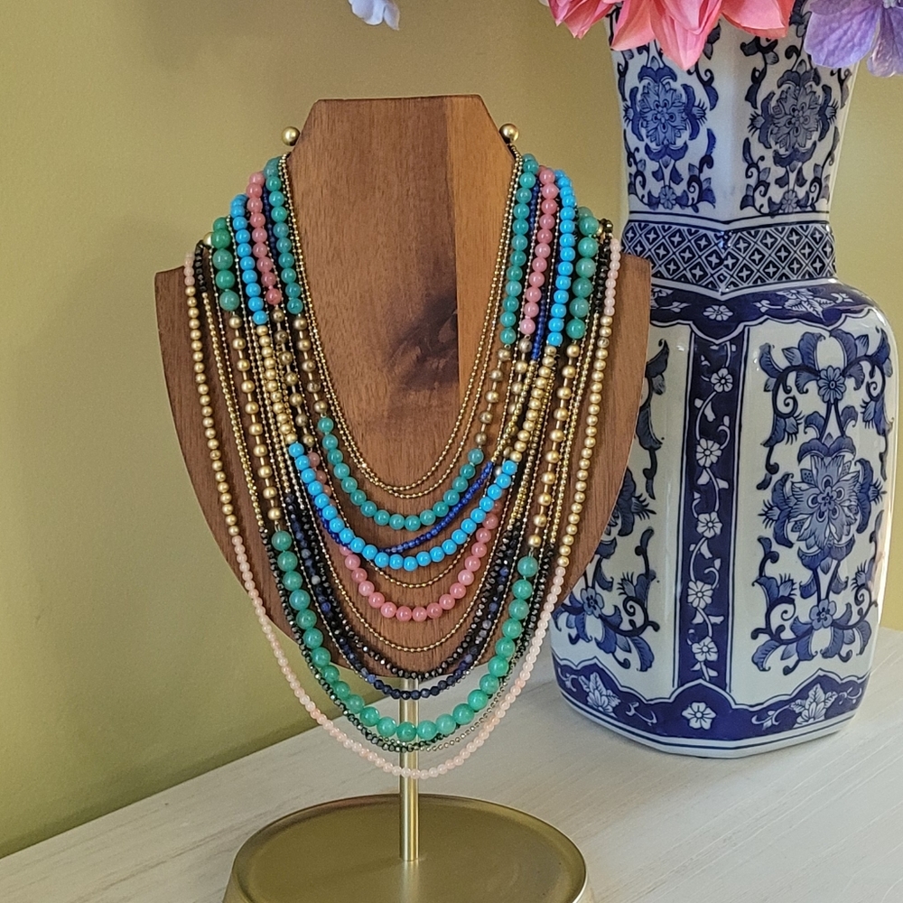 Stella & Dot Zahara Bib Necklace - Picture 2 of 12